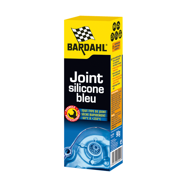 Joint silicone bleu